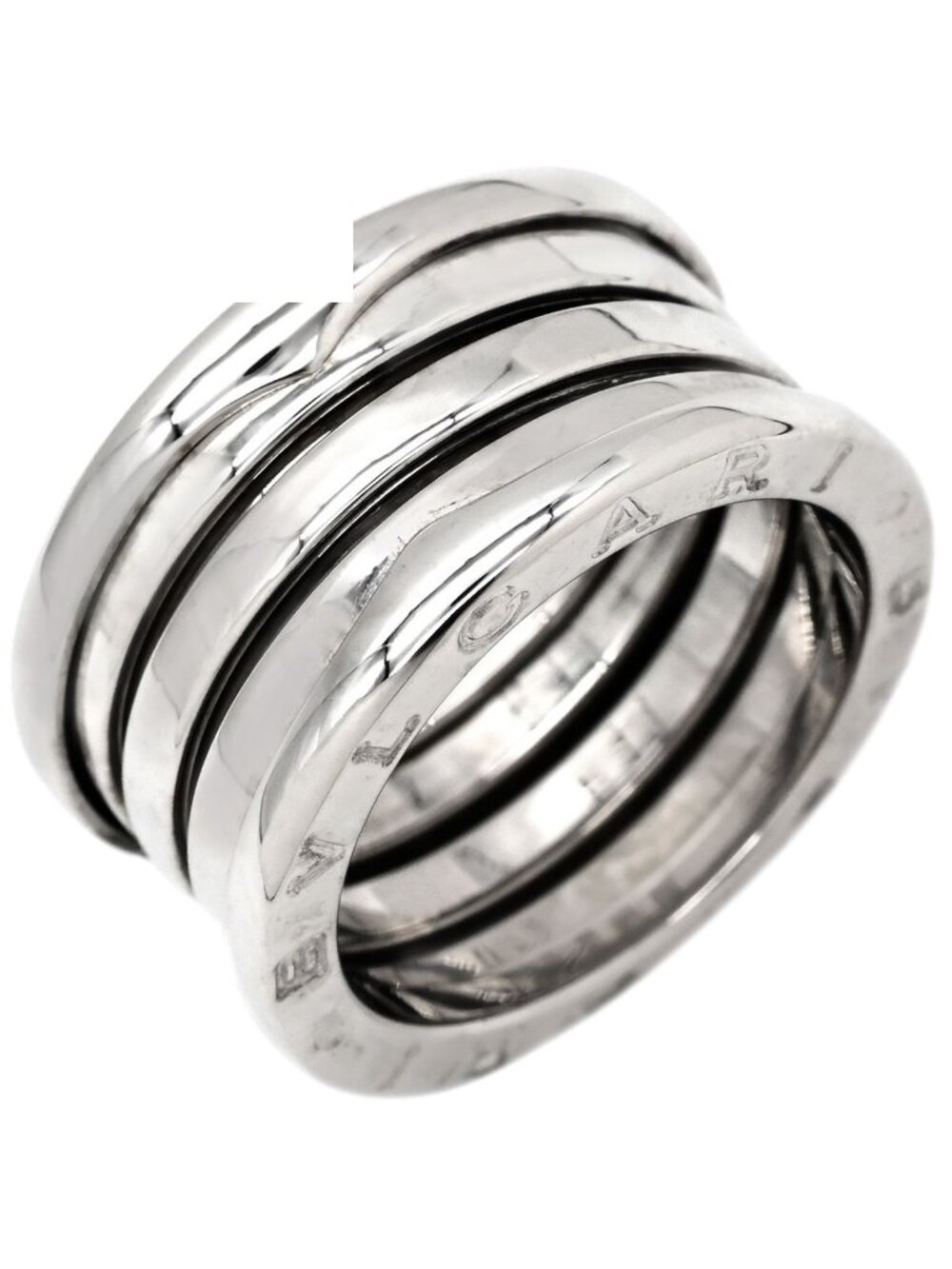 Bvlgari Ring B Band White Gold 52 18k